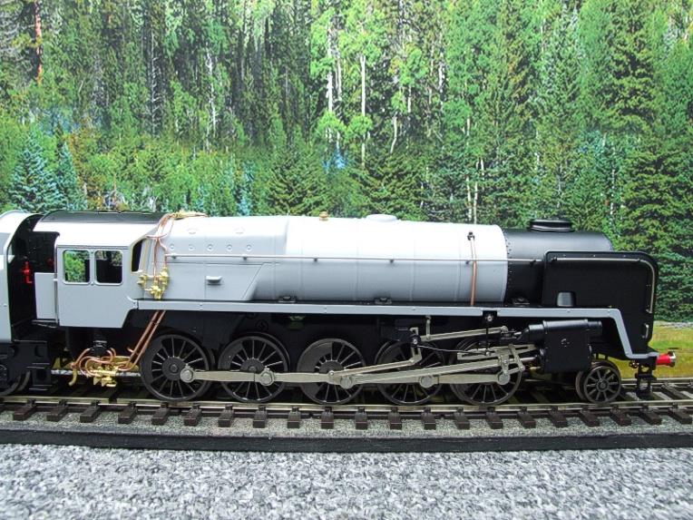 Ace Trains O Gauge E28J BR Post 56 Unlined Satin Grey Class 9F Loco & Tender Elec 2/3 Rail NEW Bxd image 4