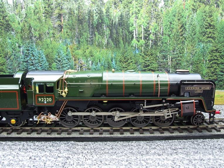 Ace Trains O Gauge E28A1 BR Gloss Lined Green Class 9F "Evening Star" Electric 2/3 Rail New Bxd image 13