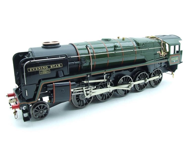 Ace Trains O Gauge E28A1 BR Gloss Lined Green Class 9F "Evening Star" Electric 2/3 Rail New Bxd image 15