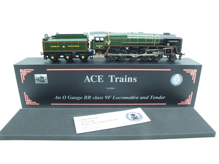 Ace Trains O Gauge E28A3 Great Western G/Lined Green Class 9F "Archilles" Electric 2/3 Rail New Bxd image 20