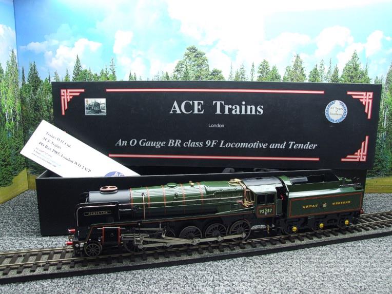 Ace Trains O Gauge E28A3 Great Western G/Lined Green Class 9F "Archilles" Electric 2/3 Rail New Bxd image 22