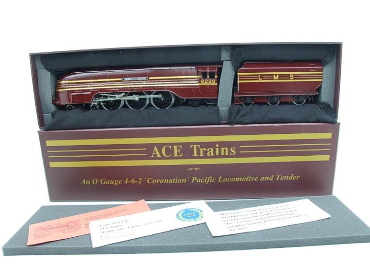 Ace Trains E12B1 Coronation Pacific LMS "Duchess of Hamilton" R/N 6229 Electric 2/3 Rail Bxd image 21