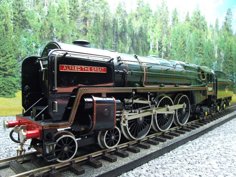 Ace Trains O Gauge E27K BR Britannia Class "Alfred The Great" RN 70009 Electric 2/3 Rail S/Named Bxd image 13