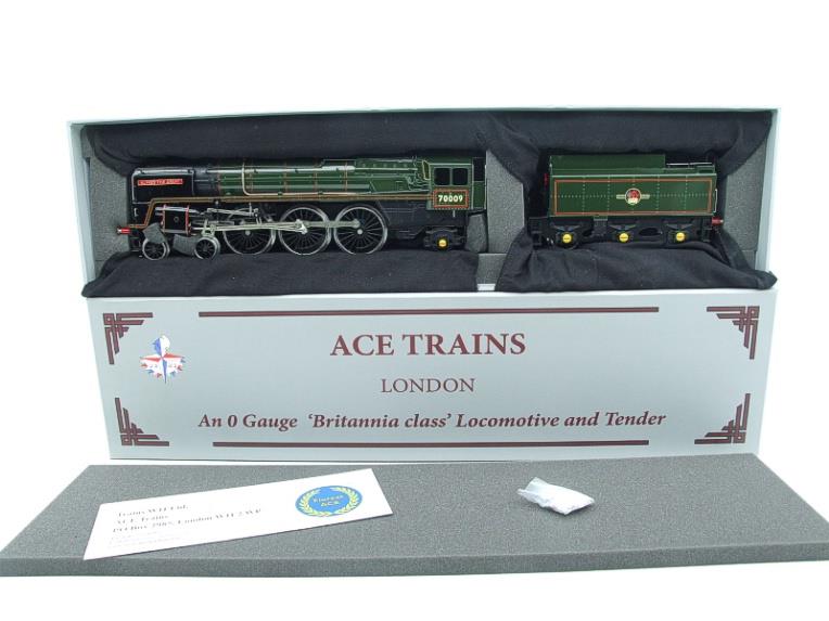 Ace Trains O Gauge E27K BR Britannia Class "Alfred The Great" RN 70009 Electric 2/3 Rail S/Named Bxd image 20