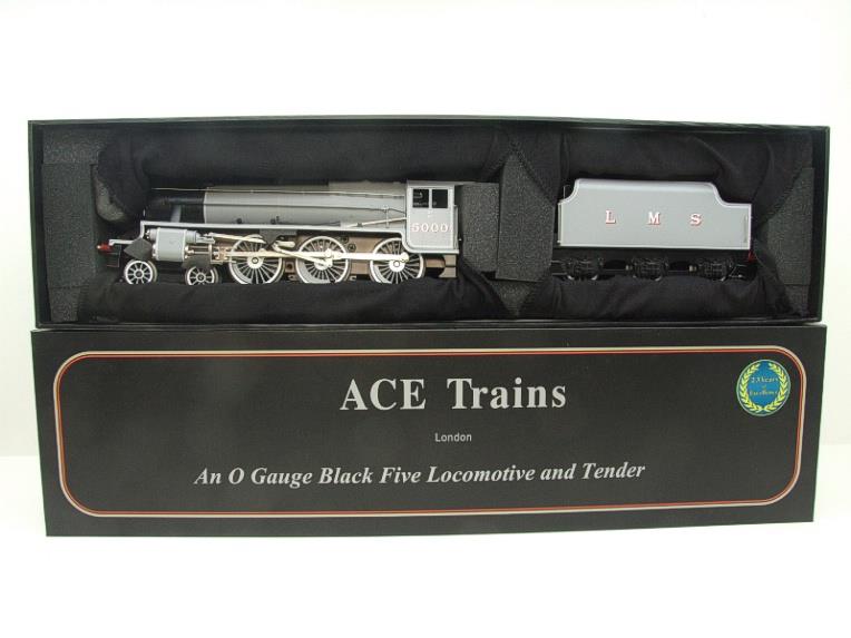 Ace Trains O Gauge E19G LMS W/Shop Grey Black Five Loco & Tender R/N 5000 Electric 2/3 Rail Bxd image 19