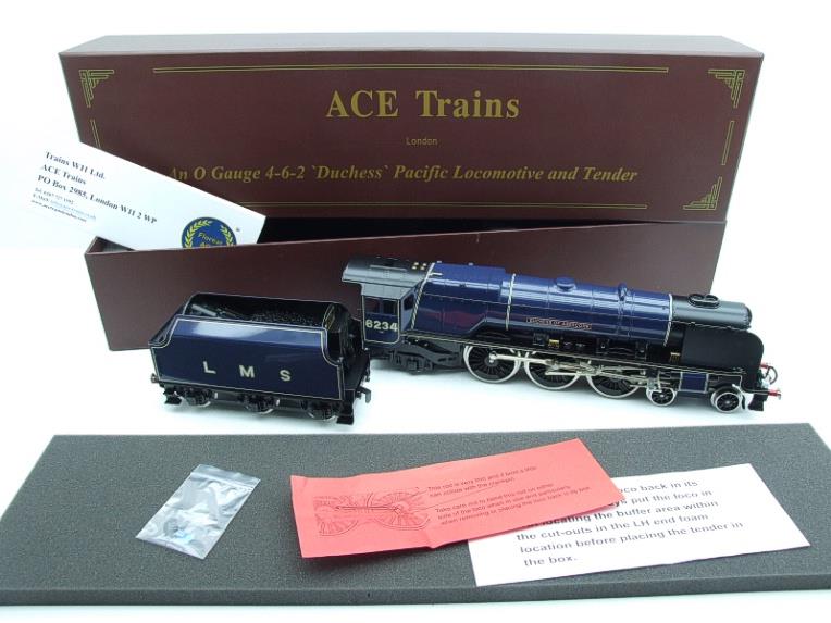 Ace Trains O Gauge E12R LMS Blue Duchess Class "Duchess of Abercorn" R/N 6234 Elec 2/3 Rail Bxd image 20