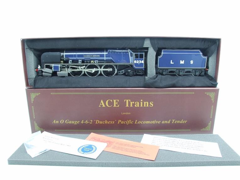 Ace Trains O Gauge E12R LMS Blue Duchess Class "Duchess of Abercorn" R/N 6234 Elec 2/3 Rail Bxd image 22