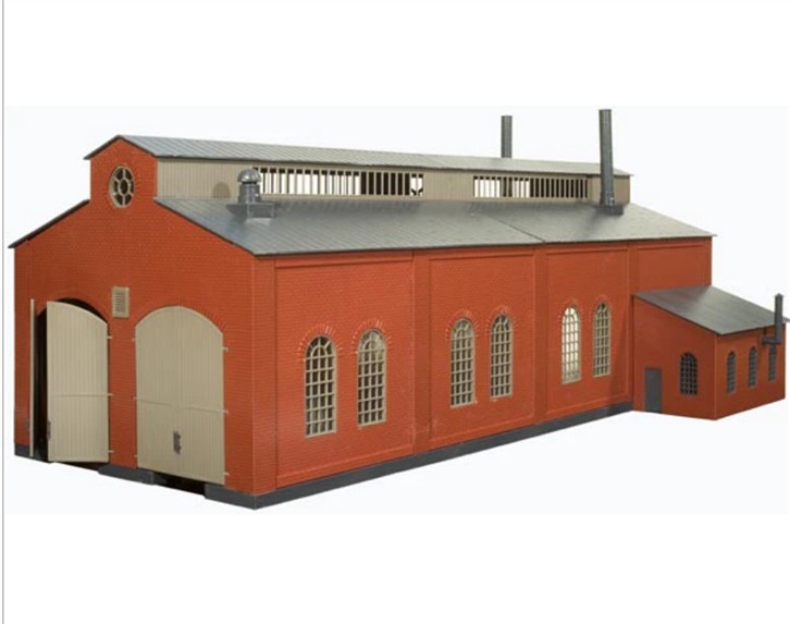 Atlas Trainman 2009001 - O Gauge Engine House Kit image 1
