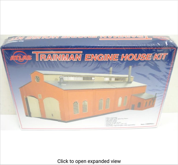 Atlas Trainman 2009001 - O Gauge Engine House Kit image 2