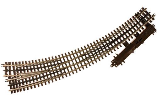 Atlas 6078 - O Gauge 3 Rail O-72/O-54 Right Hand Curved R/Turnout 36”/27" Radius Elec Op Point x1 image 1