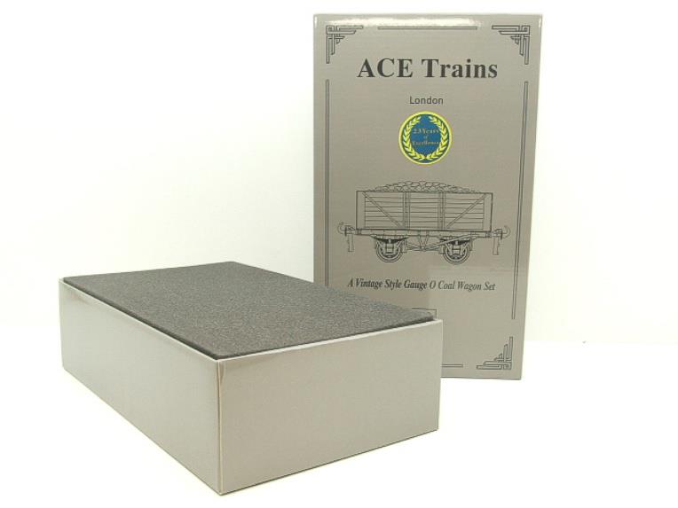 RESERVED For Mr Dave Harper Ace Trains O Gauge x2 Empty G5 Coal Wagon Set Boxes x3 Storage Box image 1