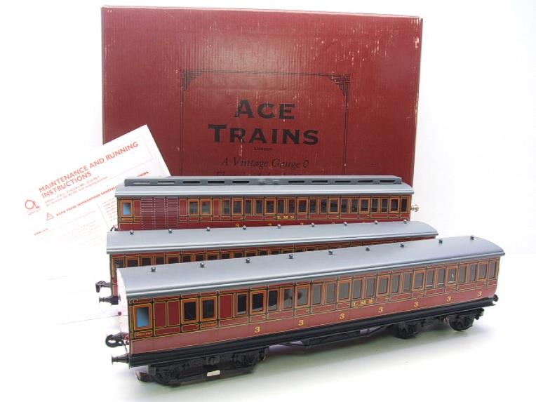 Ace Trains O Gauge CIE LMS EMU Coaches x3 Set Electric 3 Rail Boxed image 20