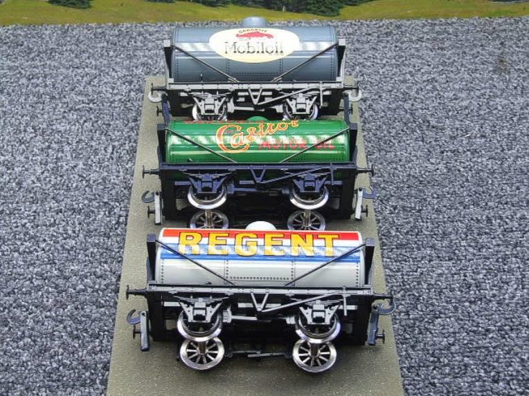 Ace Trains O Gauge G1 Four Wheel Mixed Fuel Tankers x3 Set image 14