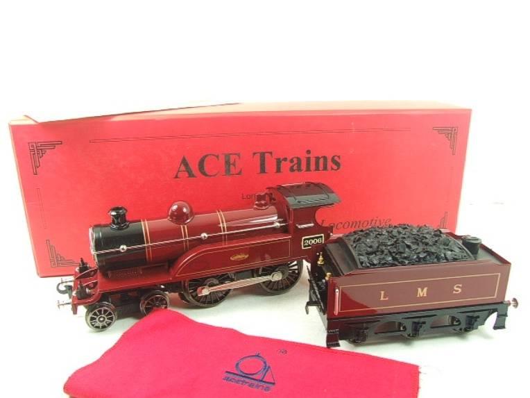 Ace Trains O Gauge E3 LMS Maroon 4-4-0 Loco & Tender RN 2006 Electric 3 Rail Bxd image 2