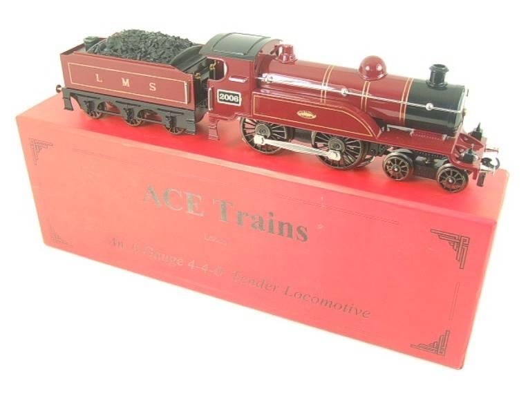 Ace Trains O Gauge E3 LMS Maroon 4-4-0 Loco & Tender RN 2006 Electric 3 Rail Bxd image 3
