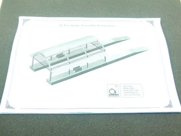 Ace Trains O Gauge Constructor Series Station Canopy Kit image 17