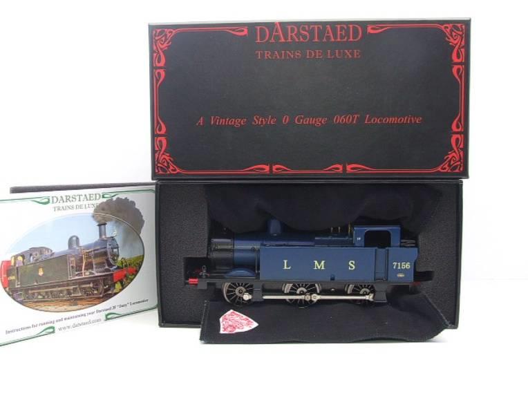 Darstaed O Gauge LMS Blue Ex SDJR 3F Jinty 0-6-0 Tank Loco R/N 7156 Electric 3 Rail Boxed image 16