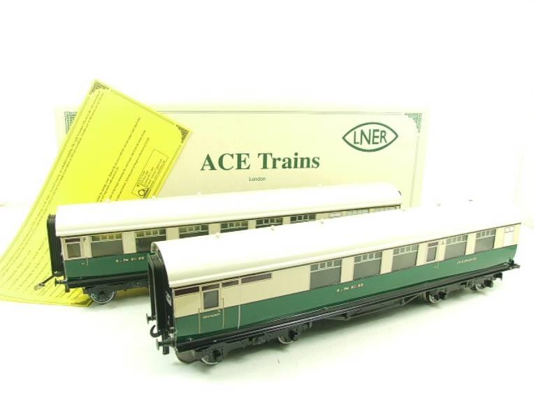 Ace Trains O Gauge LNER Gresley Tourist Coaches x2 Set C 3 Rail image 20