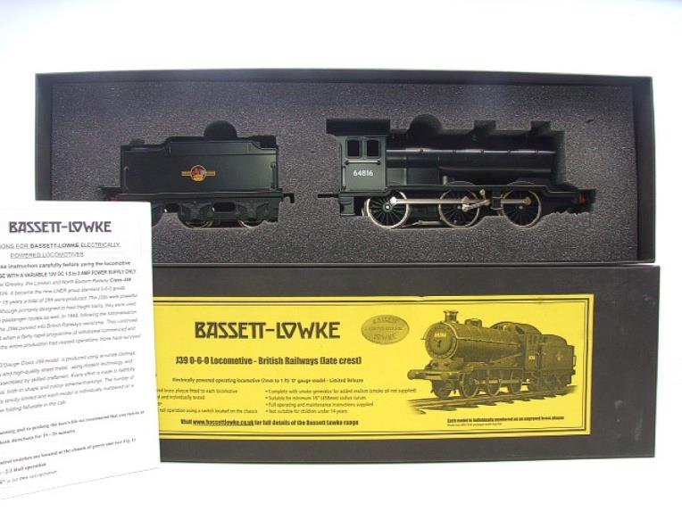 Bassett Lowke O Gauge BL99031/C BR Class J39 0-6-0 Loco & Tender R/N 64816 image 18