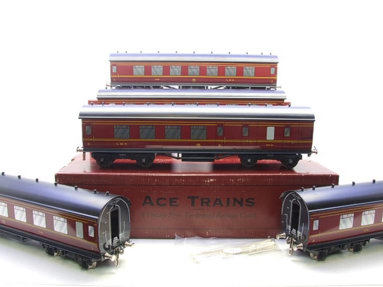 Ace Trains O Gauge LMS C2 Merseyside Express Coaches x5 Set Boxed image 21