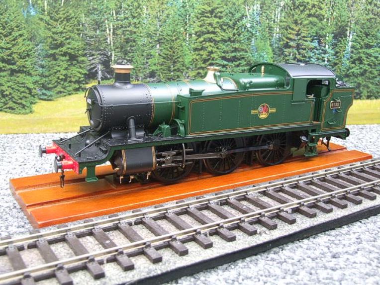 Heljan O Gauge Item 6104 BR Green Late Crest Class 61xx Large Prairie Tank Loco R/N 6132 Electric image 17