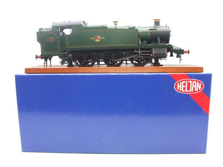 Heljan O Gauge Item 6104 BR Green Late Crest Class 61xx Large Prairie Tank Loco R/N 6132 Electric image 20