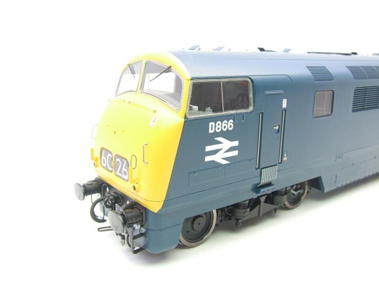 Heljan O Gauge Item 42041 BR Blue Warship Class “Zebra” Hydraulic Diesel Loco D866 Elec Bxd image 12