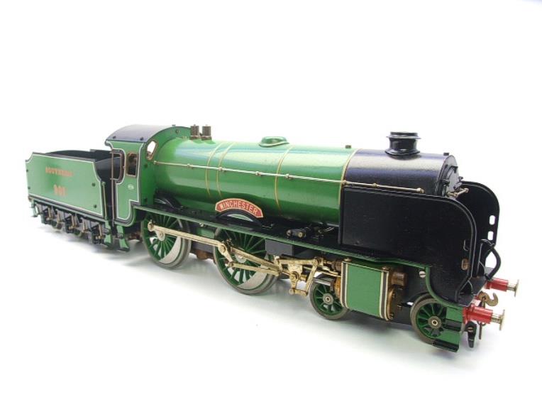Gauge 1 Aster SR Southern Schools Class 4-4-0 Loco & Tender  "Winchester" R/N 901 Live Steam image 19