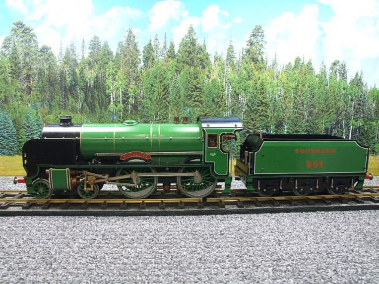 Gauge 1 Aster SR Southern Schools Class 4-4-0 Loco & Tender  "Winchester" R/N 901 Live Steam image 20