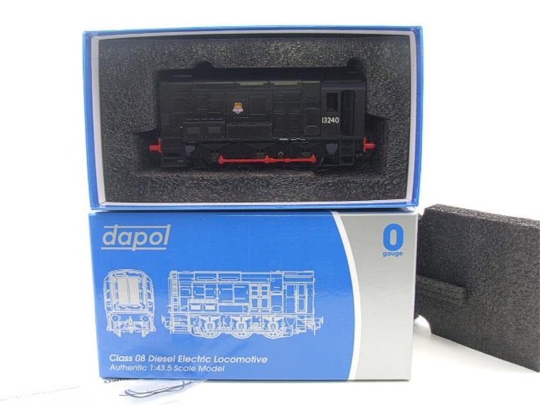 Dapol O Gauge 7D-008-004 Class 08 BR Black Early Crest Loco R/N 13240 Fitted With DCC & Sound Bxd image 14