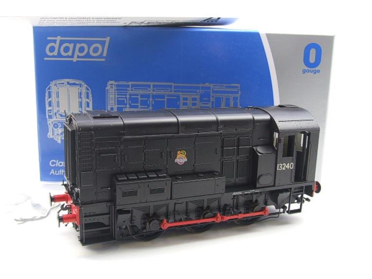 Dapol O Gauge 7D-008-004 Class 08 BR Black Early Crest Loco R/N 13240 Fitted With DCC & Sound Bxd image 15