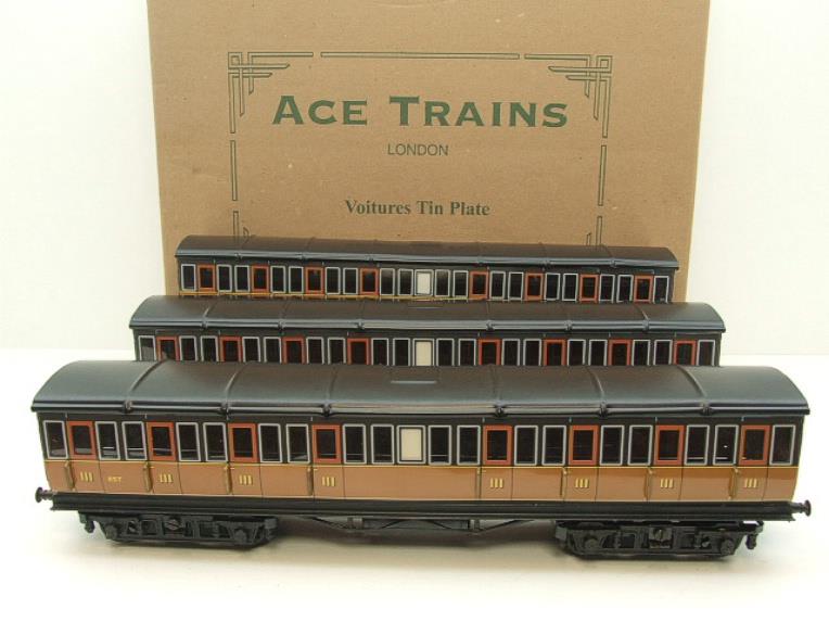 Ace Trains O Gauge C1 French "EST" x3 Passenger Coaches Set Boxed image 20