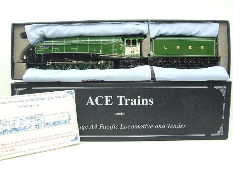Ace Trains O Gauge E/4S LNER A4 Pacific "Kingfisher" R/N 4483 Boxed 3 Rail image 17