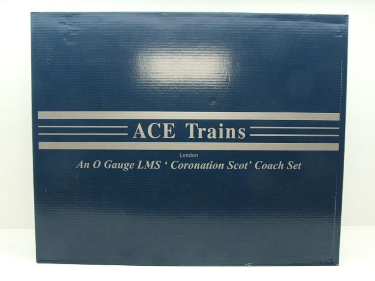 Ace Trains O Gauge C20-B LMS Blue Coronation Scot x3 Coaches 2/3 Rail Set B Bxd image 16