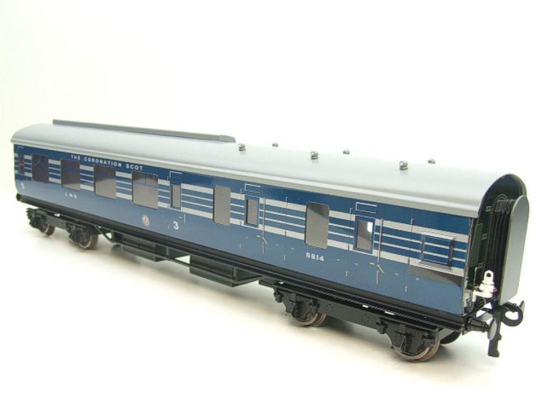 Ace Trains O Gauge C20-B LMS Blue Coronation Scot x3 Coaches 2/3 Rail Set B Bxd image 17