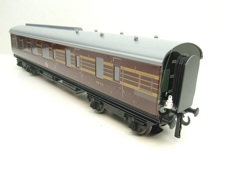 Ace Trains O Gauge C28B LMS Maroon Coronation Scot Coaches x3 Set B Bxd 2/3 Rail Int Lit image 15