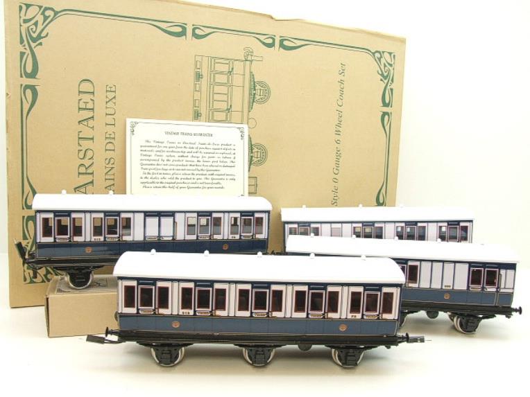 Darstaed O Gauge FR, "Furness Railways", Six Wheel White Roof x4 Coaches Set 3 Rail Boxed image 20