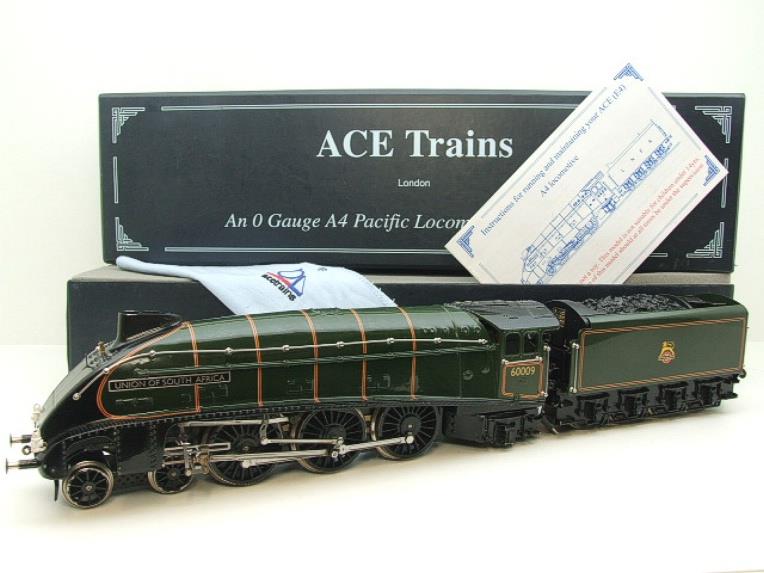 Ace Trains Darstaed O Gauge E/4 BR Green A4 Pacific 4-6-2 "Union of South Africa" R/N 60009 image 22