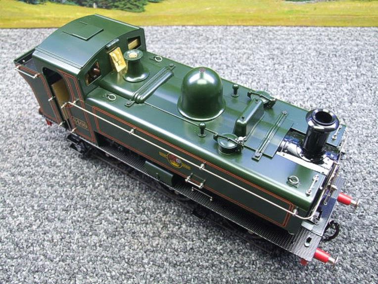 Gauge 1 Aster BR Green Class 5700 Pannier Tank Loco R/N 6400 Live Steam Boxed image 11