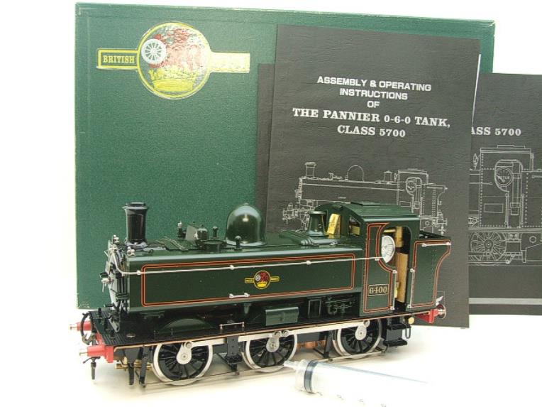 Gauge 1 Aster BR Green Class 5700 Pannier Tank Loco R/N 6400 Live Steam Boxed image 20