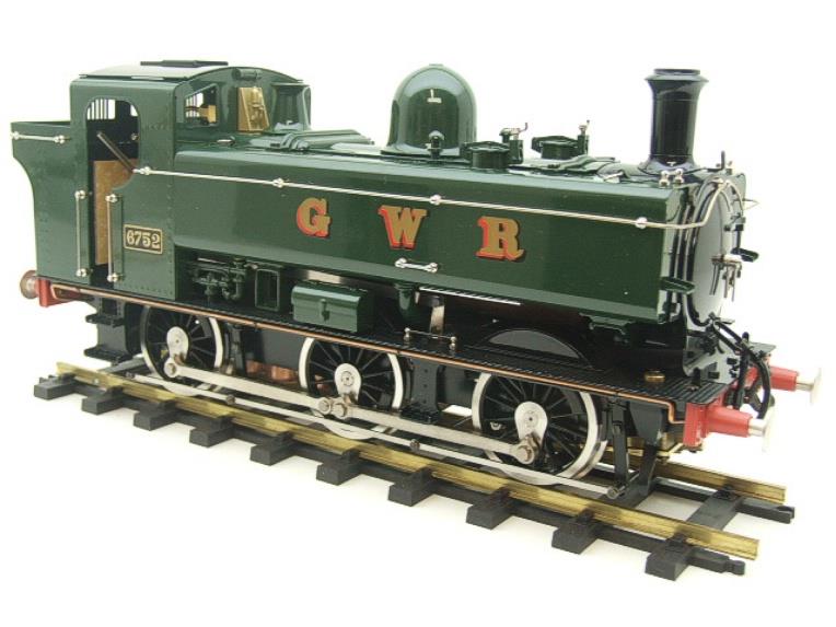 Gauge 1 Aster GWR Green Class 5700 Pannier Tank Loco R/N 6752 Live Steam Boxed image 11