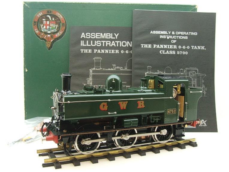 Gauge 1 Aster GWR Green Class 5700 Pannier Tank Loco R/N 6752 Live Steam Boxed image 20