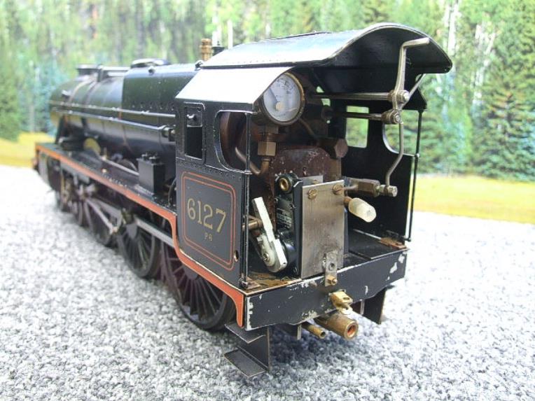 Gauge 1 LMS Black Rebuilt Royal Scot 4-6-0 Loco & Tender Named  "Old Contemptibles" 6127 Live Steam image 11