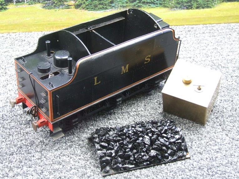 Gauge 1 LMS Black Rebuilt Royal Scot 4-6-0 Loco & Tender Named  "Old Contemptibles" 6127 Live Steam image 15