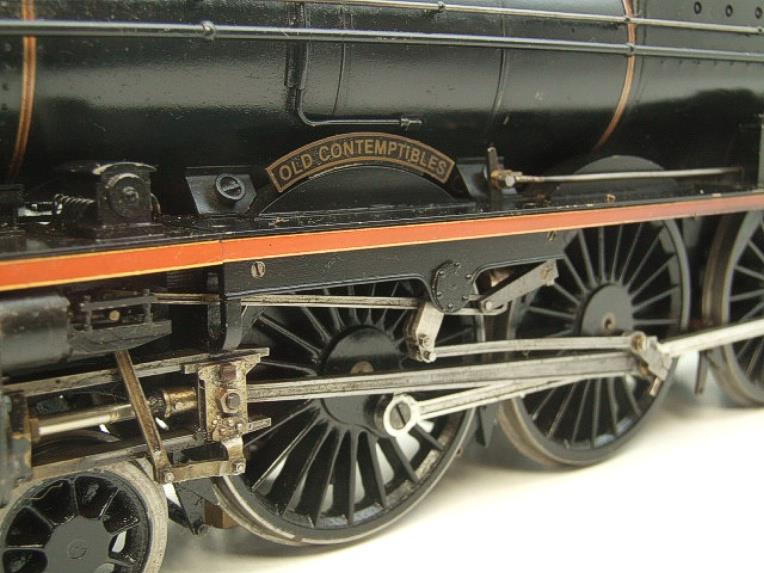 Gauge 1 LMS Black Rebuilt Royal Scot 4-6-0 Loco & Tender Named  "Old Contemptibles" 6127 Live Steam image 17