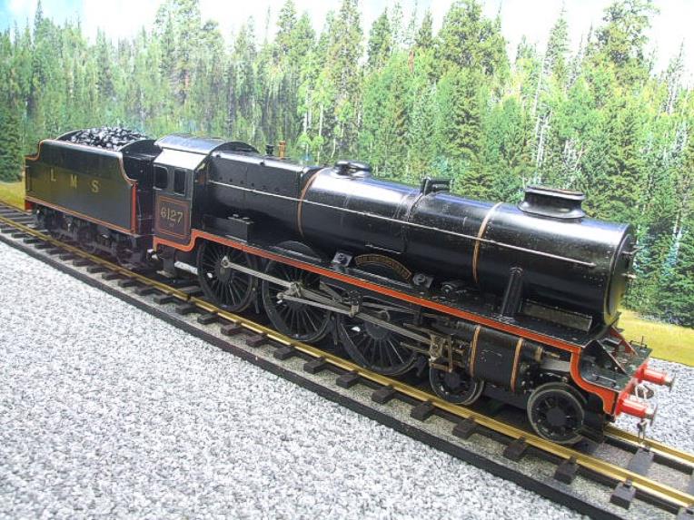 Gauge 1 LMS Black Rebuilt Royal Scot 4-6-0 Loco & Tender Named  "Old Contemptibles" 6127 Live Steam image 18