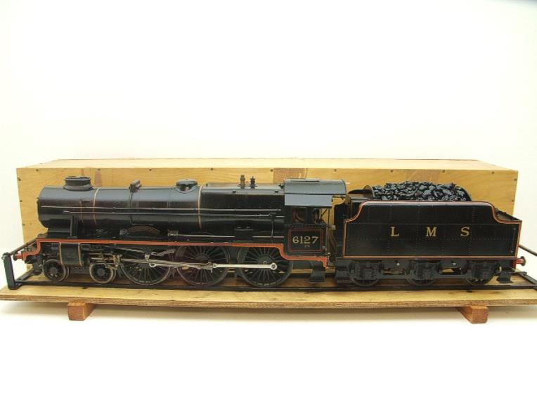 Gauge 1 LMS Black Rebuilt Royal Scot 4-6-0 Loco & Tender Named  "Old Contemptibles" 6127 Live Steam image 20