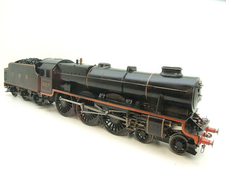 Gauge 1 LMS Black Rebuilt Royal Scot 4-6-0 Loco & Tender Named  "Old Contemptibles" 6127 Live Steam image 21