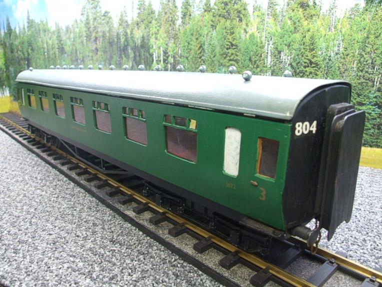 Gauge 1 "Southern Railway" SR Passenger & Brake Coach Set x3 Interior Lit image 15