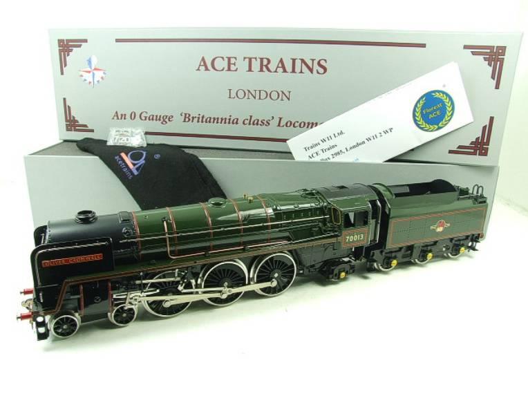 Ace Trains O Gauge E27H BR Britannia Class "Oliver Cromwell" R/N 70013 Electric 2/3 Rail Bxd image 22